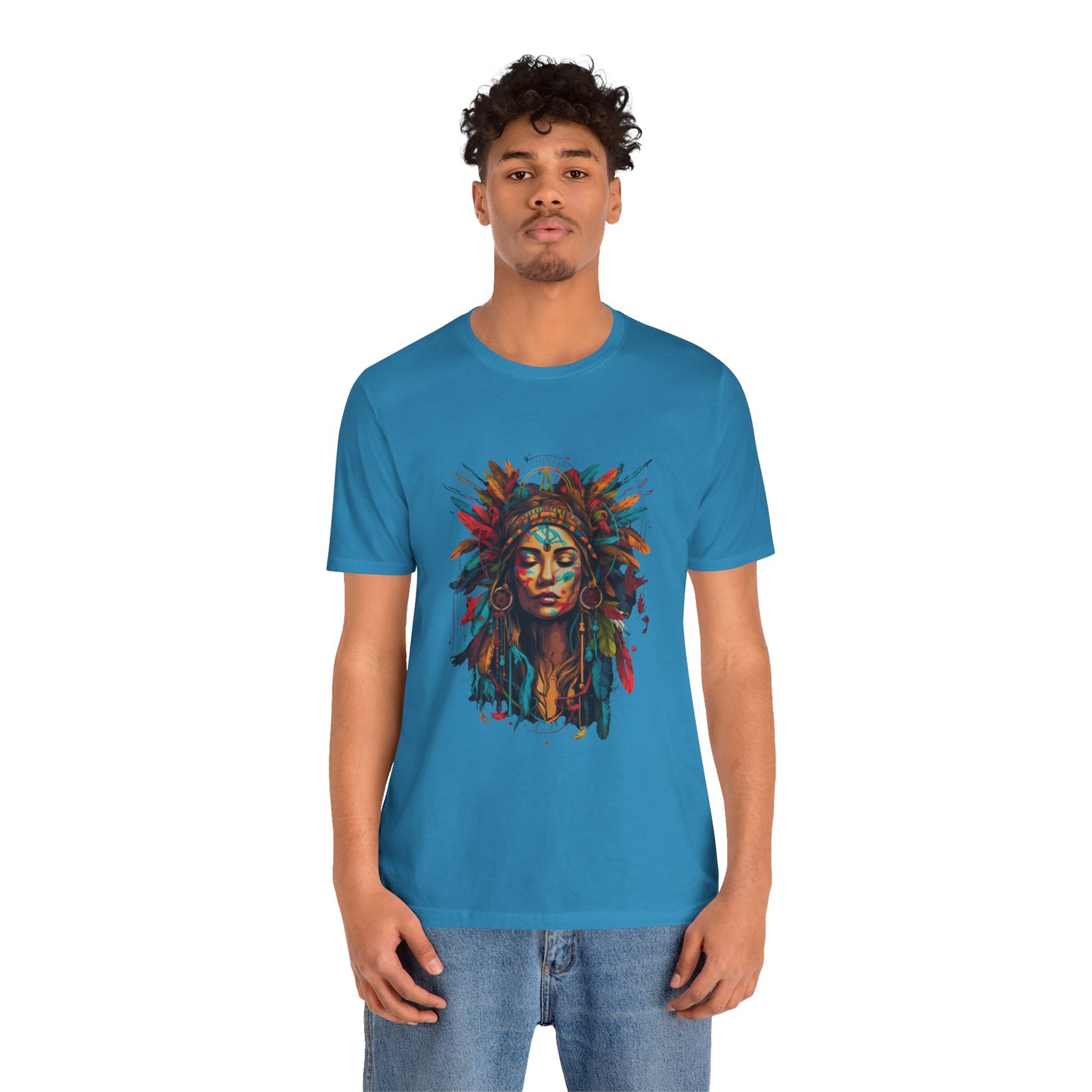 Bohemian Spirit Tee | Colorful Goddess Shirt, Artistic Graphic Tee, Festival Top, Unique Gift for Her, Boho Clothing
