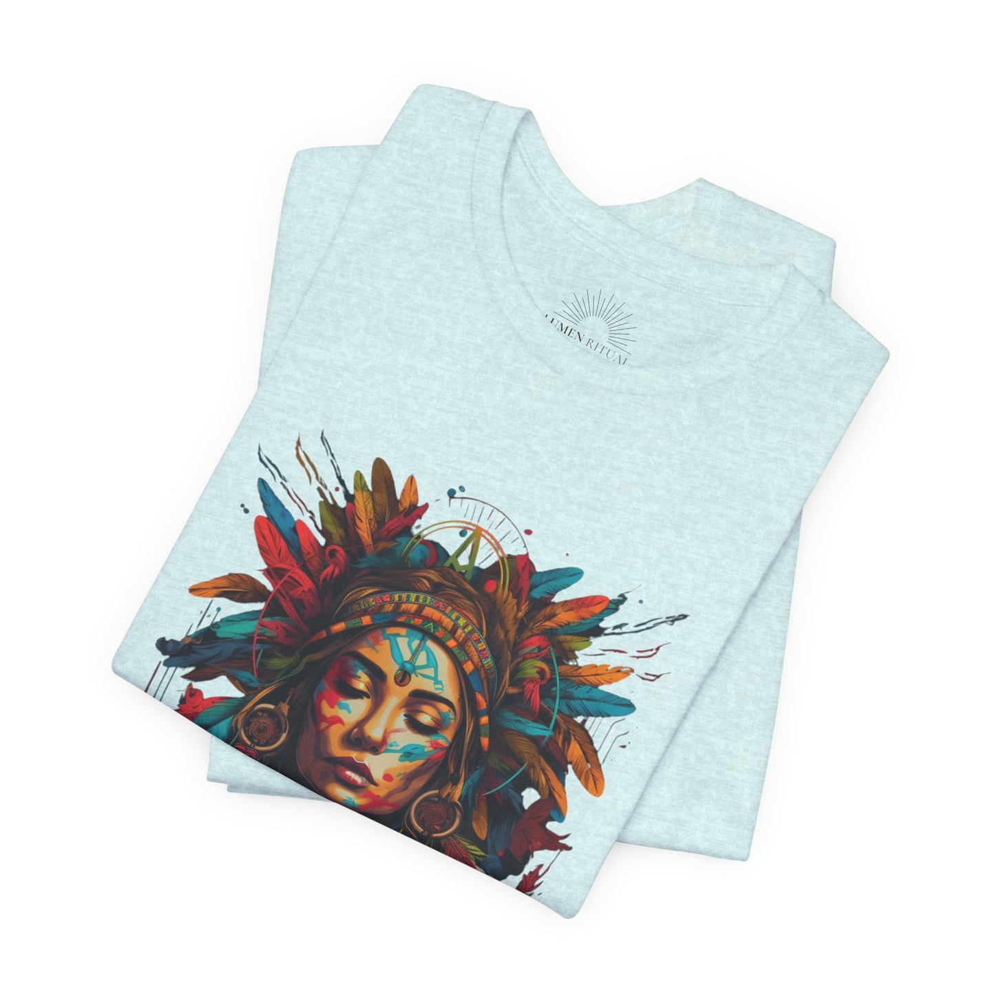 Bohemian Spirit Tee | Colorful Goddess Shirt, Artistic Graphic Tee, Festival Top, Unique Gift for Her, Boho Clothing