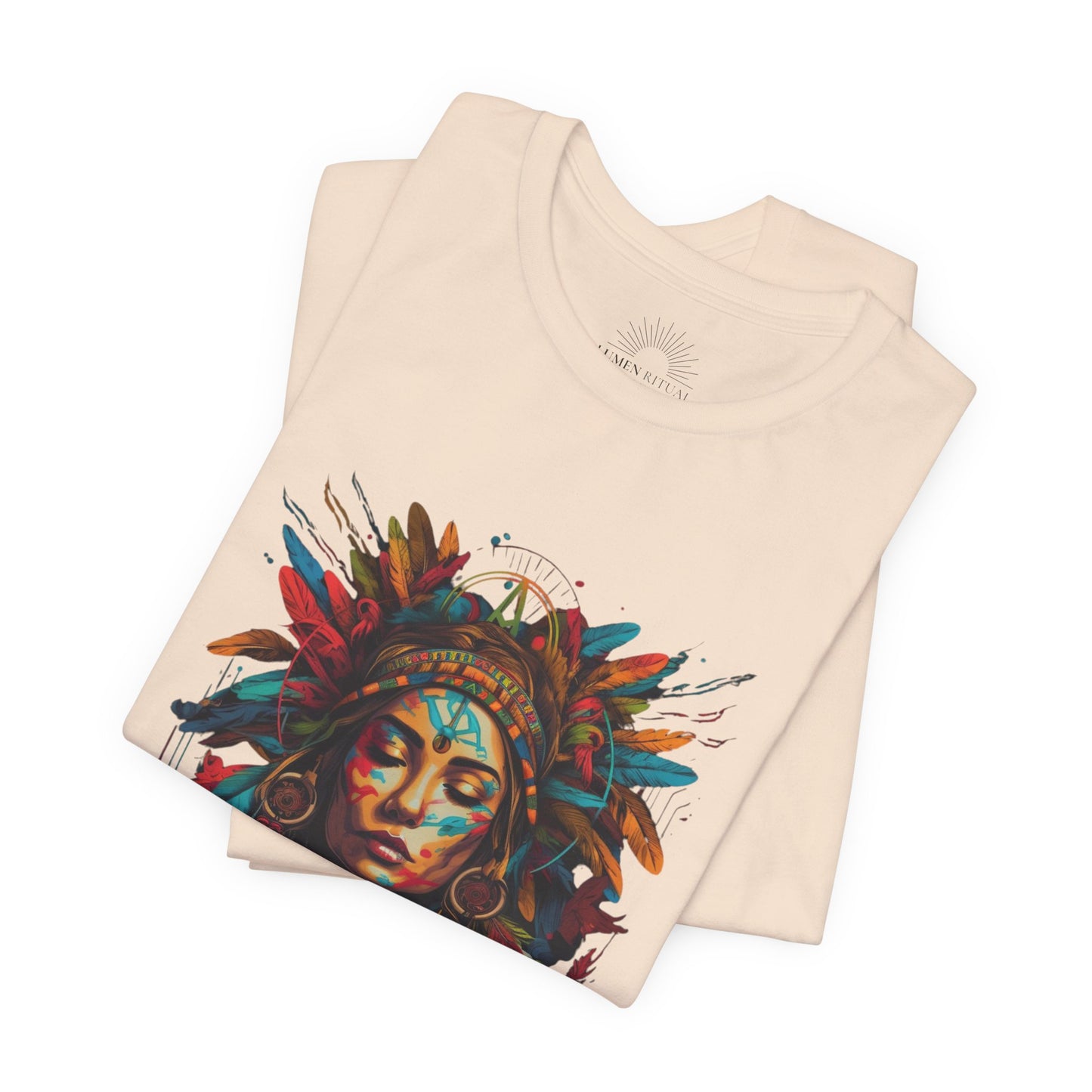 Bohemian Spirit Tee | Colorful Goddess Shirt, Artistic Graphic Tee, Festival Top, Unique Gift for Her, Boho Clothing