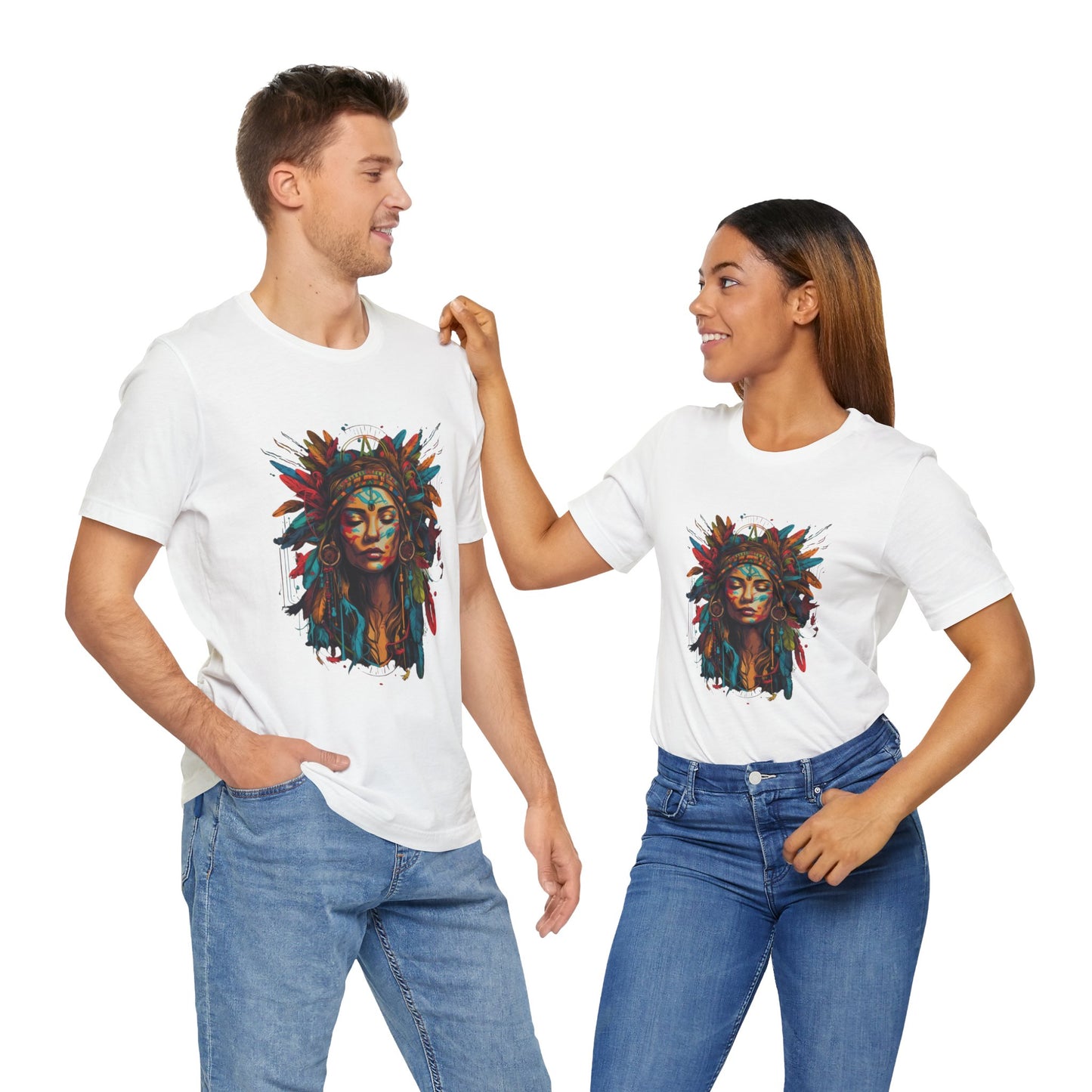 Bohemian Spirit Tee | Colorful Goddess Shirt, Artistic Graphic Tee, Festival Top, Unique Gift for Her, Boho Clothing