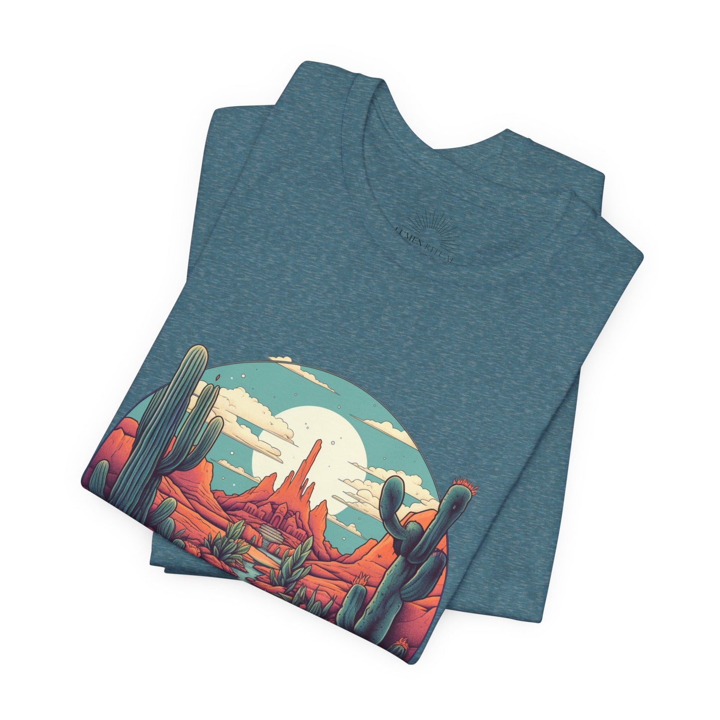 Desert Sunset Tee, Relaxed Fit Shirt, Nature Lover Gift, Casual Wear, Summer Vibes, Outdoor Adventure Clothing