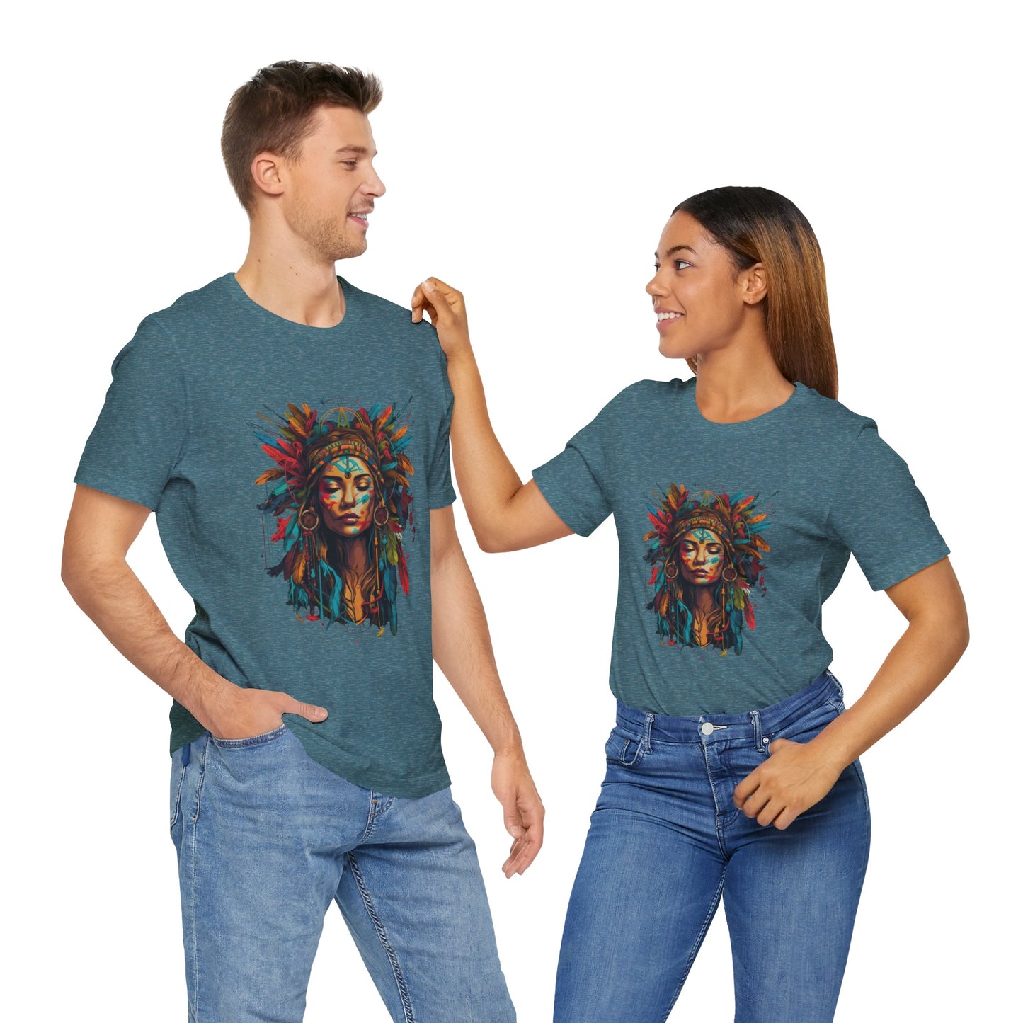 Bohemian Spirit Tee | Colorful Goddess Shirt, Artistic Graphic Tee, Festival Top, Unique Gift for Her, Boho Clothing
