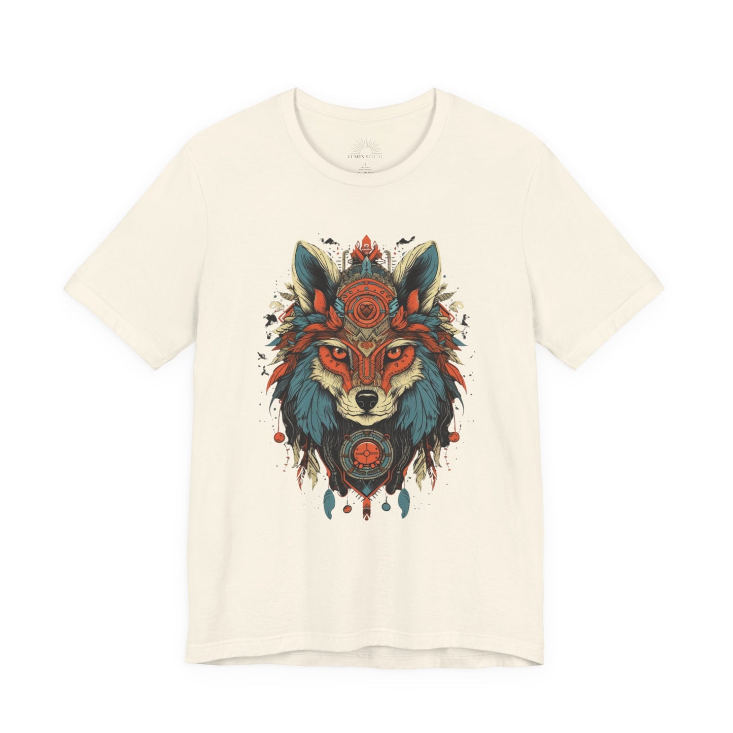 Bohemian Wolf Graphic Tee | Cool T-Shirt, Casual Wear, Nature Lover Gift, Festival Outfit, Unisex Style