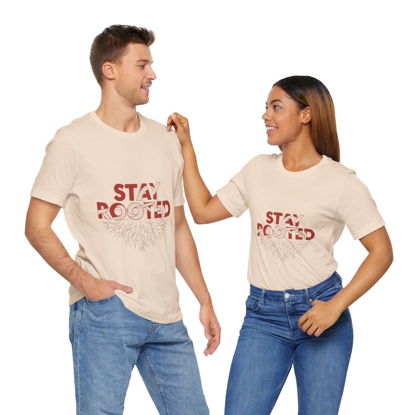 Stay Rooted Unisex Short Sleeve Tee | Nature Lovers Shirt, Eco-Friendly Gift, Casual Wear, Inspirational Design, Unisex Apparel