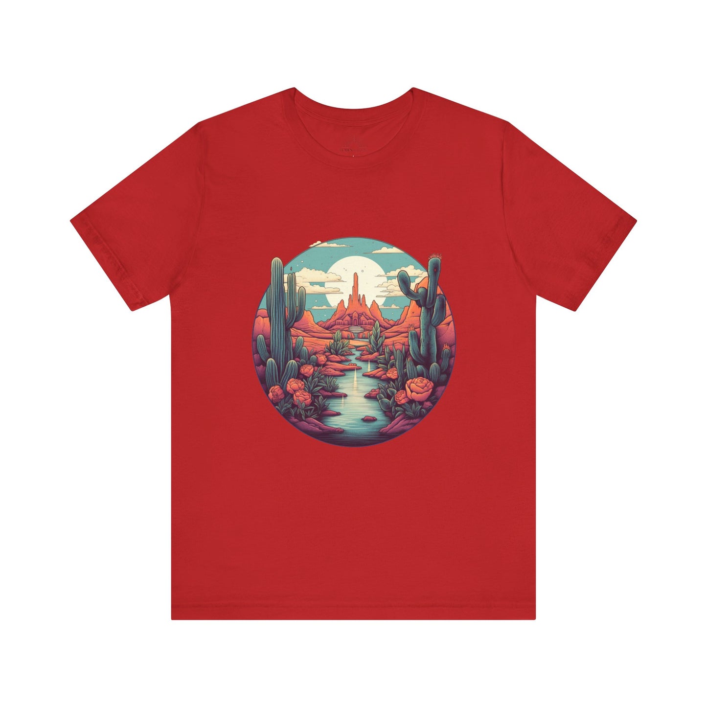 Desert Sunset Tee, Relaxed Fit Shirt, Nature Lover Gift, Casual Wear, Summer Vibes, Outdoor Adventure Clothing