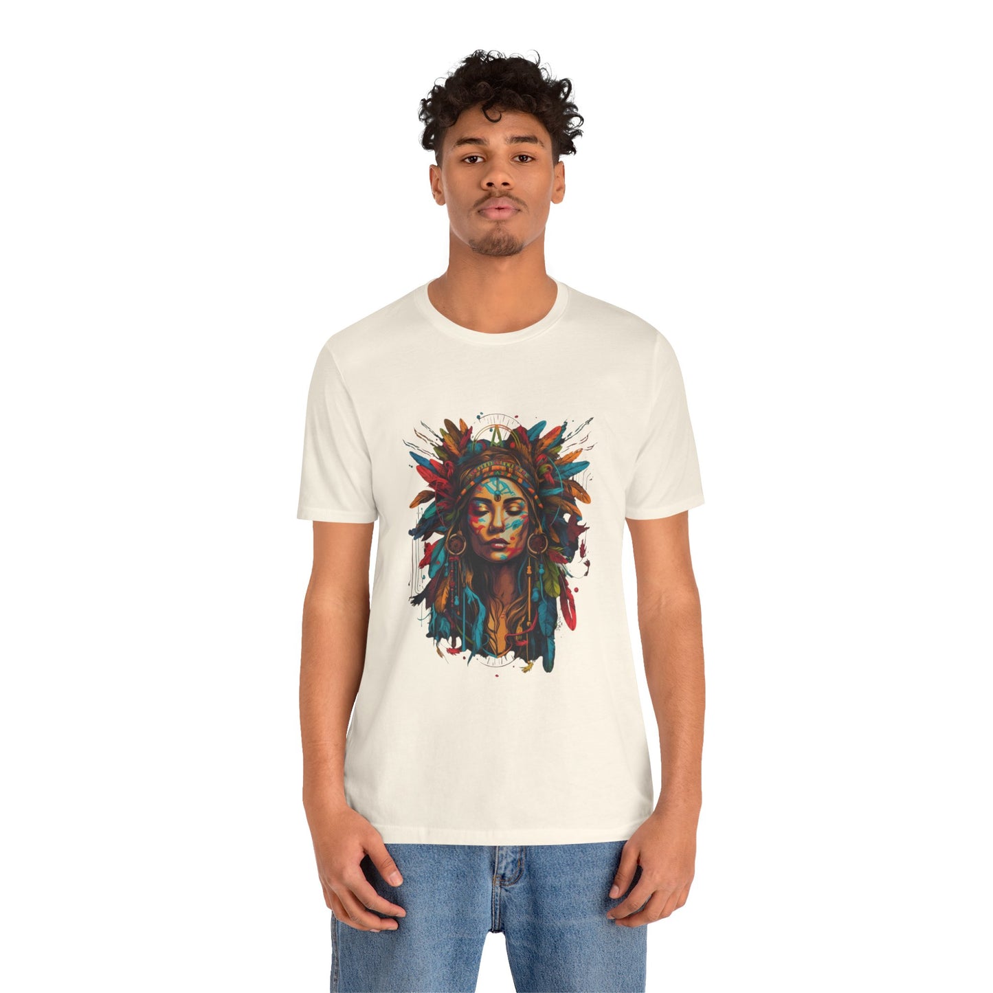 Bohemian Spirit Tee | Colorful Goddess Shirt, Artistic Graphic Tee, Festival Top, Unique Gift for Her, Boho Clothing