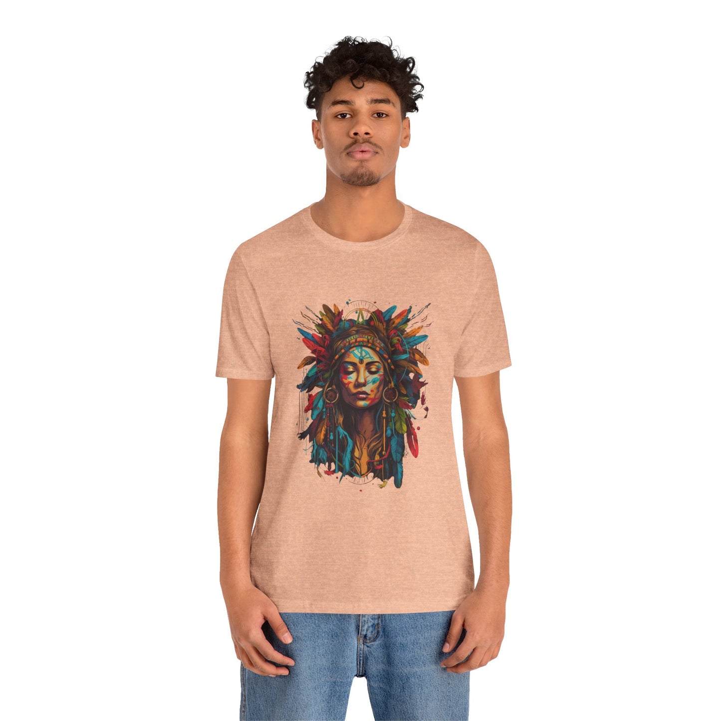 Bohemian Spirit Tee | Colorful Goddess Shirt, Artistic Graphic Tee, Festival Top, Unique Gift for Her, Boho Clothing