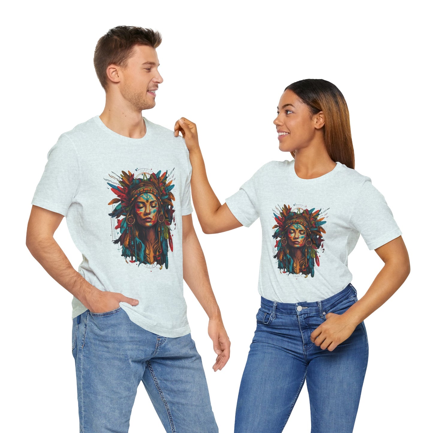 Bohemian Spirit Tee | Colorful Goddess Shirt, Artistic Graphic Tee, Festival Top, Unique Gift for Her, Boho Clothing