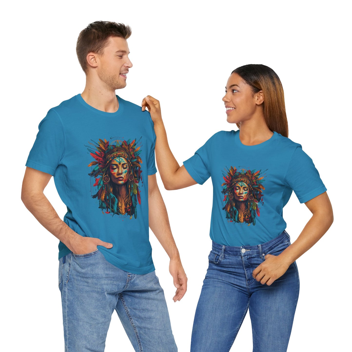 Bohemian Spirit Tee | Colorful Goddess Shirt, Artistic Graphic Tee, Festival Top, Unique Gift for Her, Boho Clothing