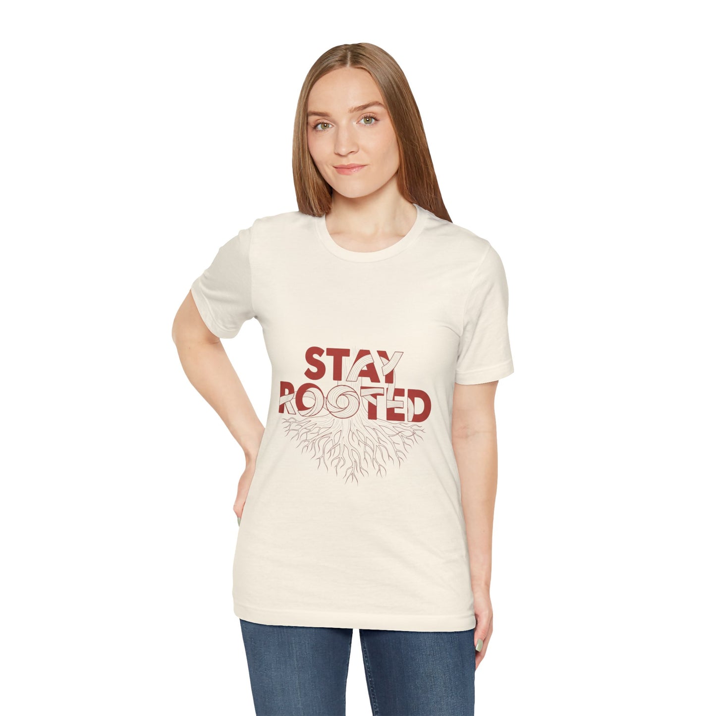 Stay Rooted Unisex Short Sleeve Tee | Nature Lovers Shirt, Eco-Friendly Gift, Casual Wear, Inspirational Design, Unisex Apparel