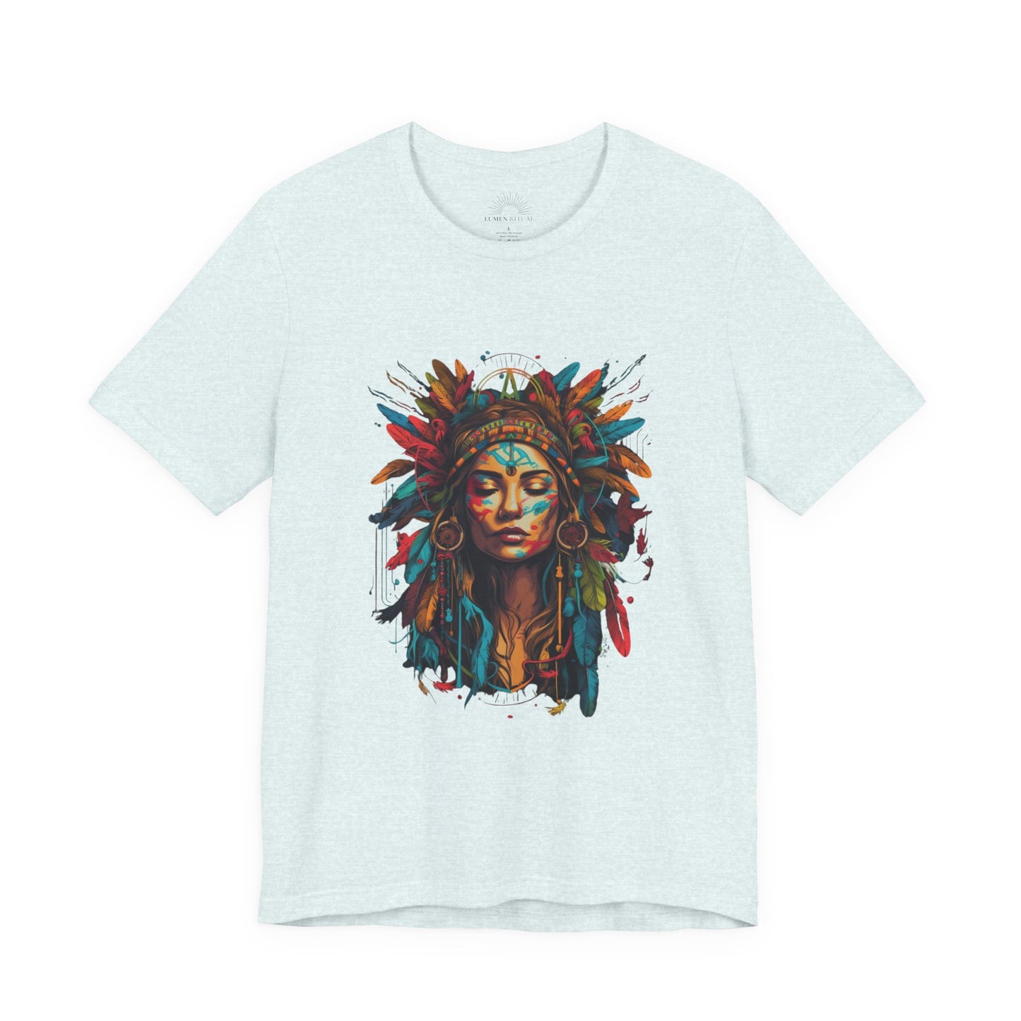 Bohemian Spirit Tee | Colorful Goddess Shirt, Artistic Graphic Tee, Festival Top, Unique Gift for Her, Boho Clothing