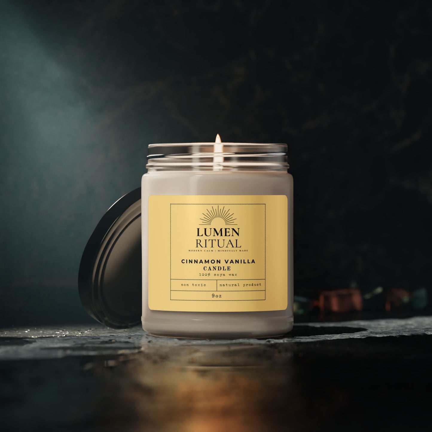 Scented Soy Candle - Apple Harvest, Fall Candle, Eco-Friendly Home Decor, Gift for Her, Cozy Vibes, Relaxation