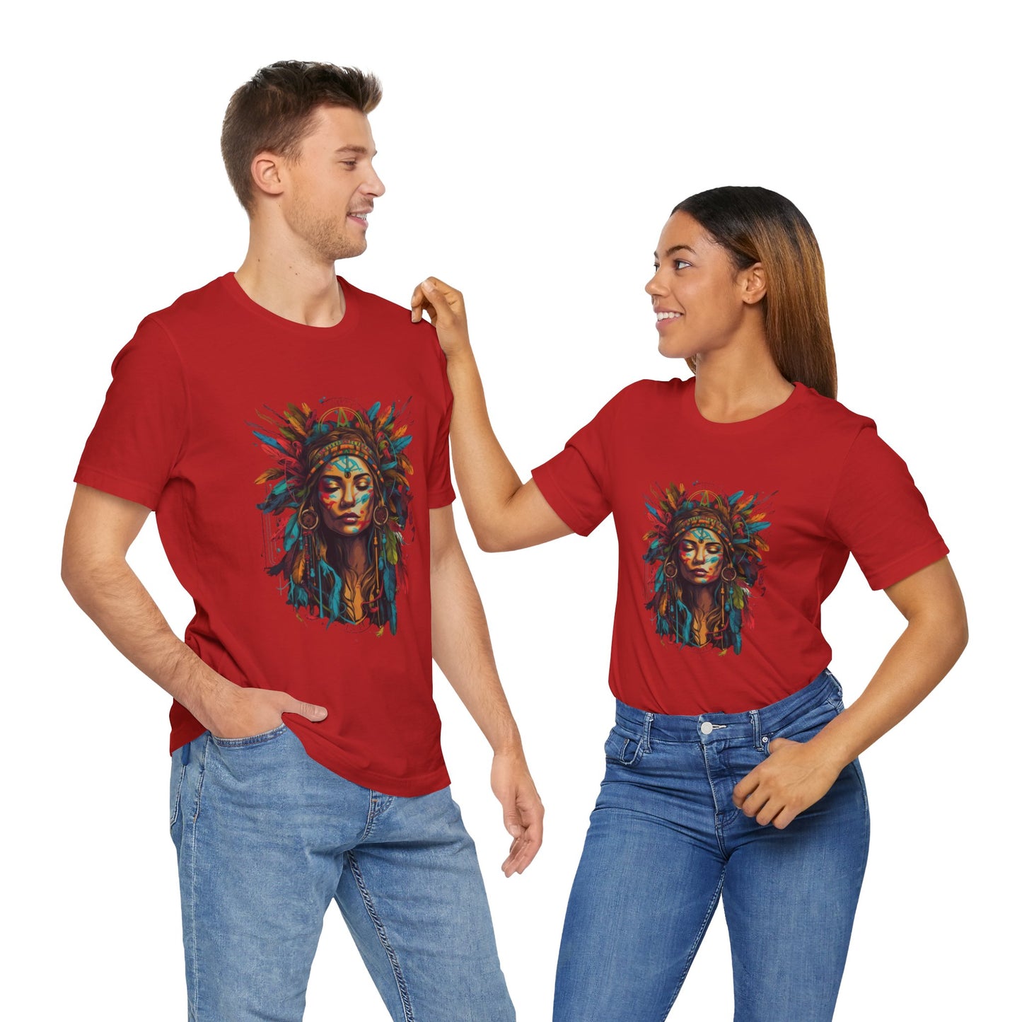Bohemian Spirit Tee | Colorful Goddess Shirt, Artistic Graphic Tee, Festival Top, Unique Gift for Her, Boho Clothing