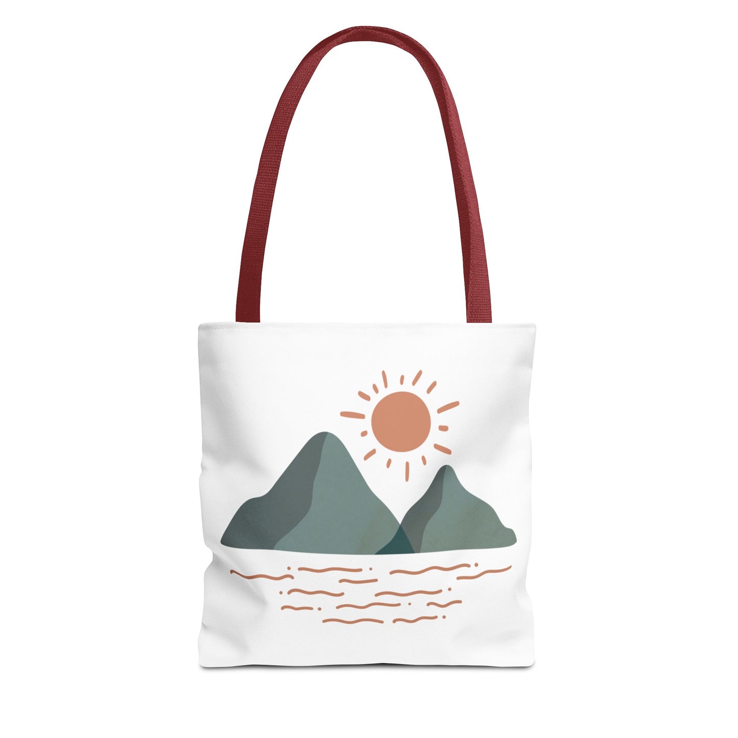 Scenic Mountain Tote Bag, AOP Eco-Friendly Bag for Nature Lovers, Travel Essentials, Beach Tote, Gift for Adventurers