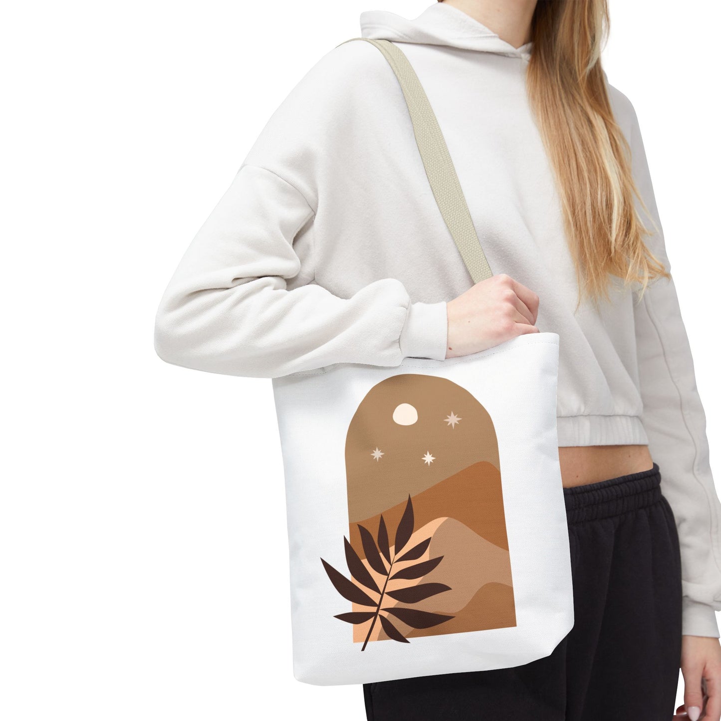 Bohemian Tote Bag with Nature Design, Eco-Friendly Carryall, Floral Shopper, Gift for Nature Lovers, Everyday Tote