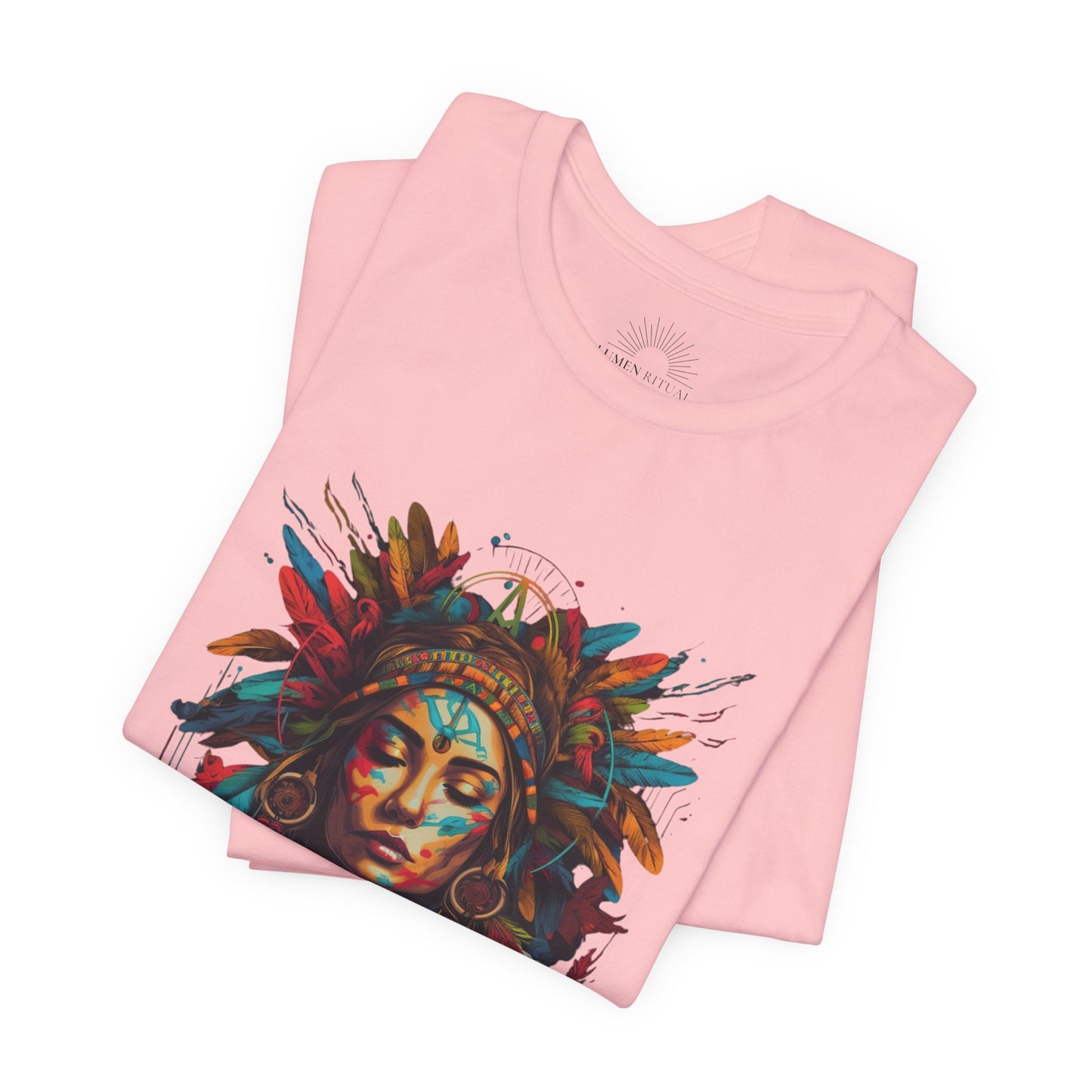 Bohemian Spirit Tee | Colorful Goddess Shirt, Artistic Graphic Tee, Festival Top, Unique Gift for Her, Boho Clothing