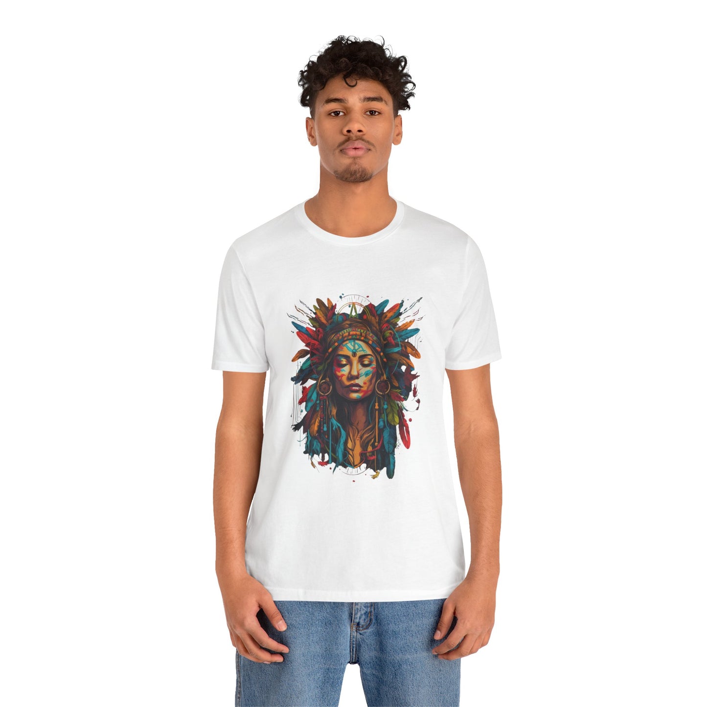 Bohemian Spirit Tee | Colorful Goddess Shirt, Artistic Graphic Tee, Festival Top, Unique Gift for Her, Boho Clothing