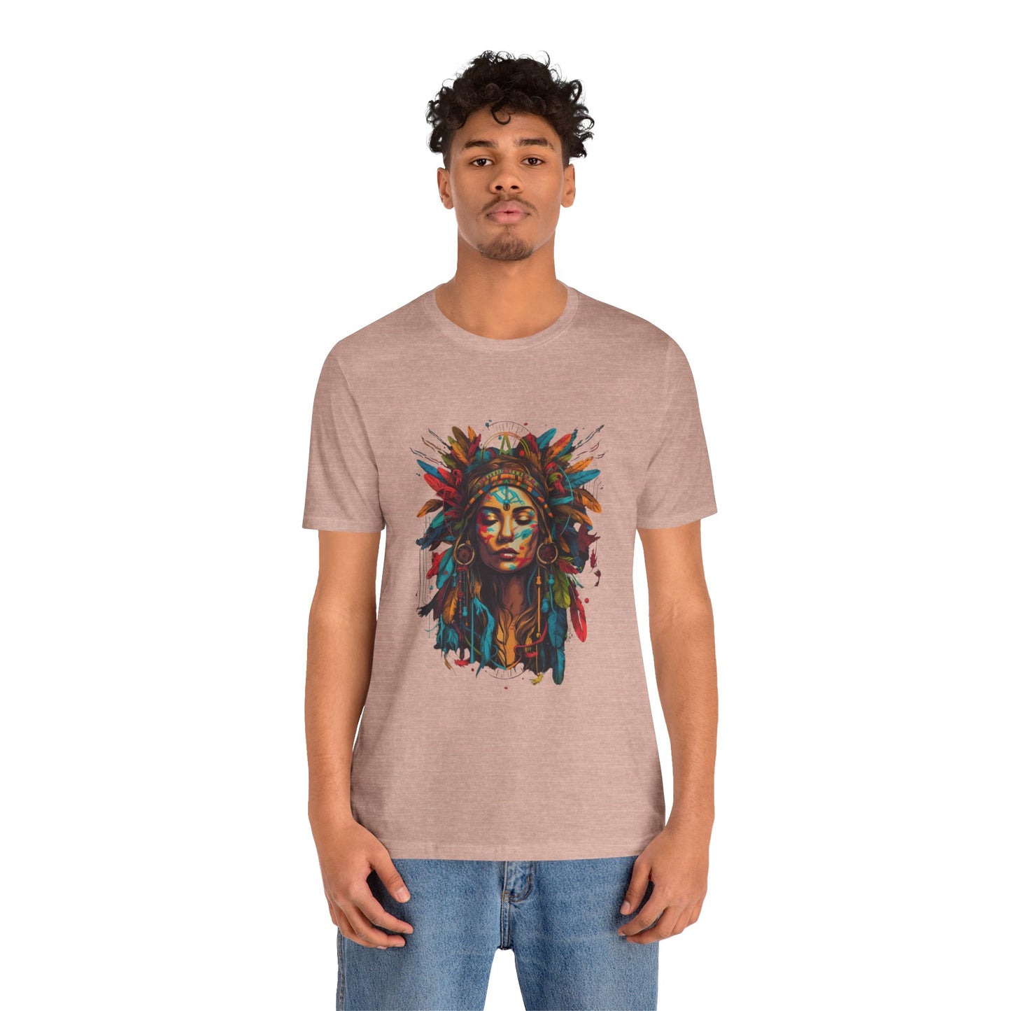 Bohemian Spirit Tee | Colorful Goddess Shirt, Artistic Graphic Tee, Festival Top, Unique Gift for Her, Boho Clothing
