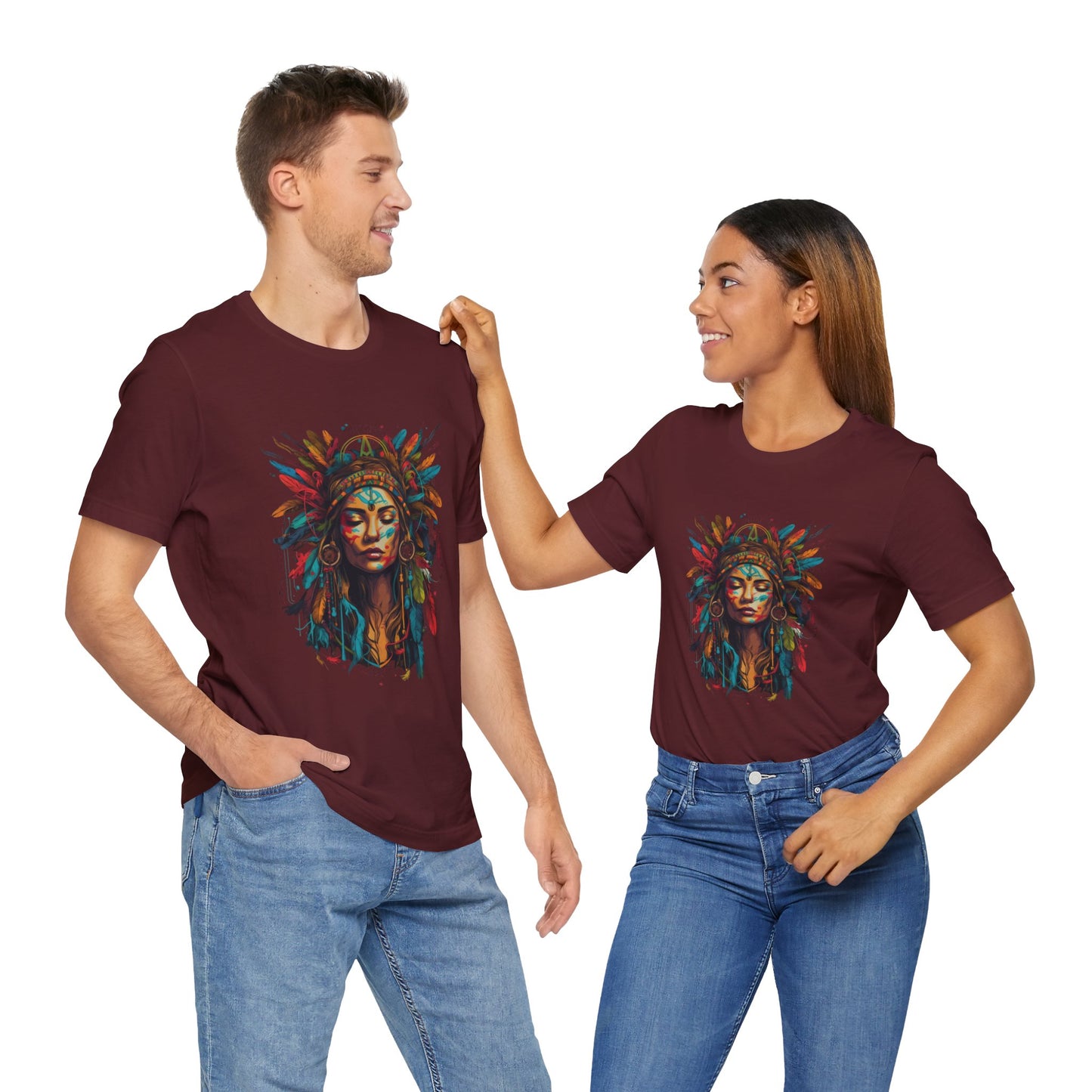 Bohemian Spirit Tee | Colorful Goddess Shirt, Artistic Graphic Tee, Festival Top, Unique Gift for Her, Boho Clothing