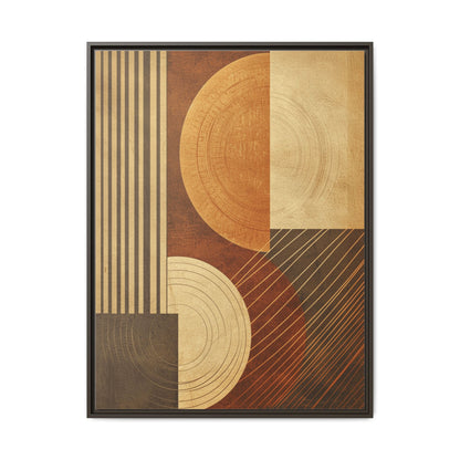 Modern Abstract Wall Art Print, Geometric Matte Canvas, Home Decor, Living Room Artwork, Boho Chic Decor, Housewarming Gift