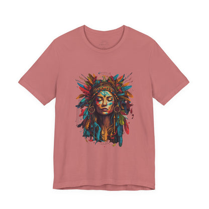 Bohemian Spirit Tee | Colorful Goddess Shirt, Artistic Graphic Tee, Festival Top, Unique Gift for Her, Boho Clothing
