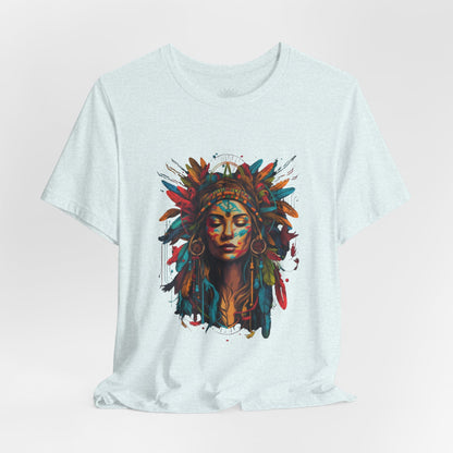 Bohemian Spirit Tee | Colorful Goddess Shirt, Artistic Graphic Tee, Festival Top, Unique Gift for Her, Boho Clothing