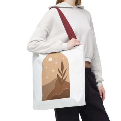 Boho Night Sky Tote Bag - Nature-Inspired Eco-Friendly Carryall, Leisure, Beach Days, Travel, Gifts for Her