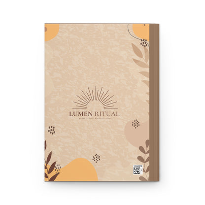 Sunrise Inspiration Hardcover Journal | Floral Writing Notebook, Gift for Writers, Self-Care Journal, Daily Reflection, Lumen Ritual