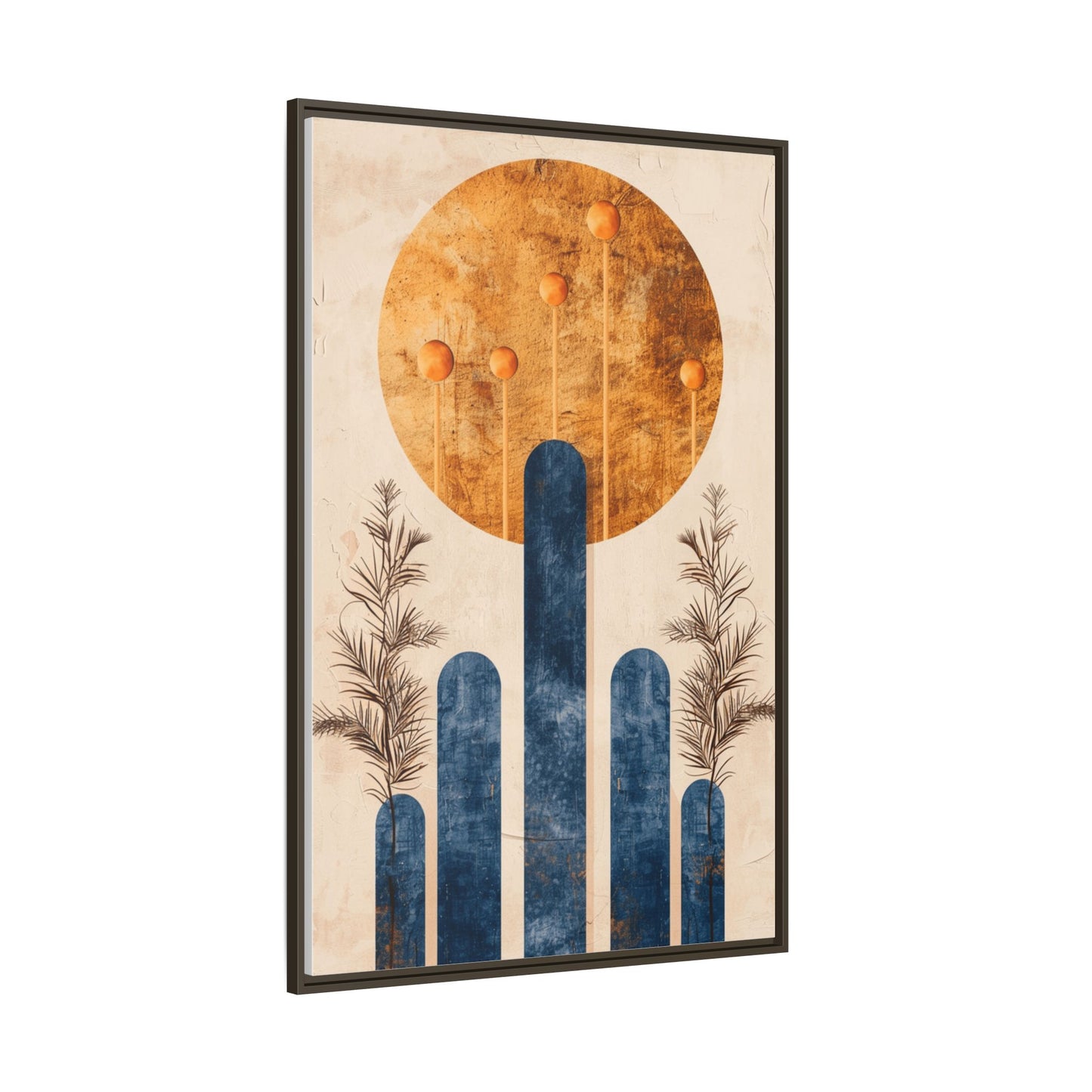 Modern Boho Wall Art Print, Framed Home Decor, Minimalist Artwork, Nature Inspired, Gift for Her, Room Decoration