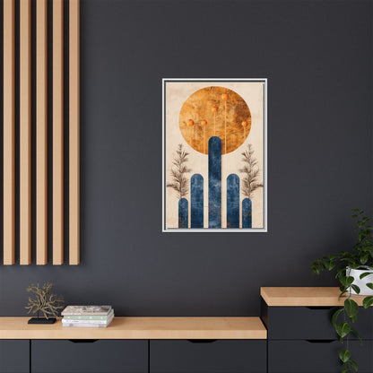 Modern Boho Wall Art Print, Framed Home Decor, Minimalist Artwork, Nature Inspired, Gift for Her, Room Decoration