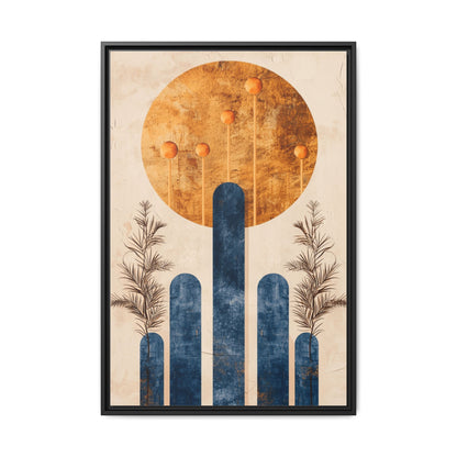 Modern Boho Wall Art Print, Framed Home Decor, Minimalist Artwork, Nature Inspired, Gift for Her, Room Decoration