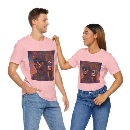 Bohemian Vibes Unisex Tee, Perfect for Festivals, Concerts, Casual Outings, Gifts, Unisex Graphic Shirt, Psychedelic Art T-Shirt