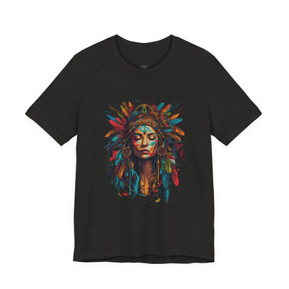 Bohemian Spirit Tee | Colorful Goddess Shirt, Artistic Graphic Tee, Festival Top, Unique Gift for Her, Boho Clothing