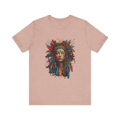 Bohemian Spirit Tee | Colorful Goddess Shirt, Artistic Graphic Tee, Festival Top, Unique Gift for Her, Boho Clothing