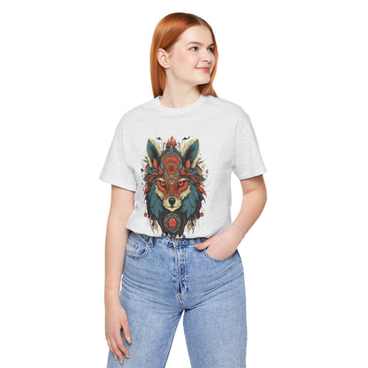 Bohemian Wolf Graphic Tee | Cool T-Shirt, Casual Wear, Nature Lover Gift, Festival Outfit, Unisex Style