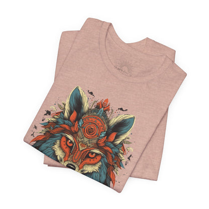 Bohemian Wolf Graphic Tee | Cool T-Shirt, Casual Wear, Nature Lover Gift, Festival Outfit, Unisex Style