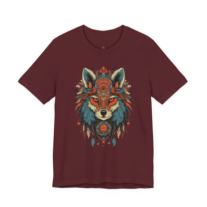 Bohemian Wolf Graphic Tee | Cool T-Shirt, Casual Wear, Nature Lover Gift, Festival Outfit, Unisex Style
