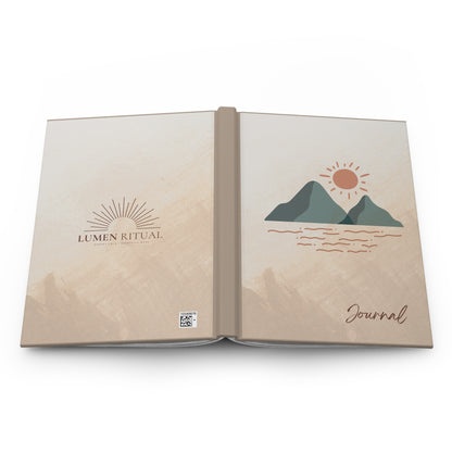 Serene Wellness Journal, Inspirational Notebook, Nature-Themed Diary, Meditation Journal, Self-Care Planner, Eco-Friendly Writing