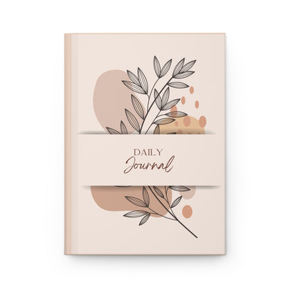 Elegant Matte Hardcover Journal for Daily Reflections, Lumen Ritual Notebook, Writing Prompts, Gift for Writers, Minimalist Journal