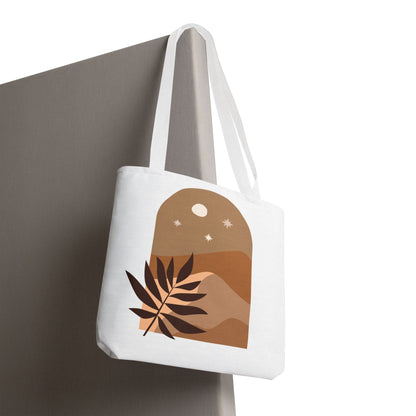 Bohemian Tote Bag with Nature Design, Eco-Friendly Carryall, Floral Shopper, Gift for Nature Lovers, Everyday Tote