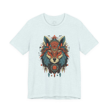 Bohemian Wolf Graphic Tee | Cool T-Shirt, Casual Wear, Nature Lover Gift, Festival Outfit, Unisex Style
