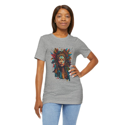 Bohemian Spirit Tee | Colorful Goddess Shirt, Artistic Graphic Tee, Festival Top, Unique Gift for Her, Boho Clothing