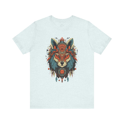 Bohemian Wolf Graphic Tee | Cool T-Shirt, Casual Wear, Nature Lover Gift, Festival Outfit, Unisex Style