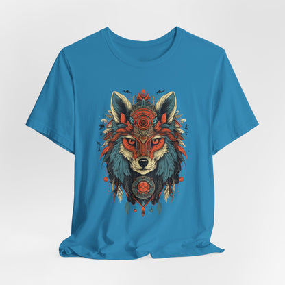 Bohemian Wolf Graphic Tee | Cool T-Shirt, Casual Wear, Nature Lover Gift, Festival Outfit, Unisex Style