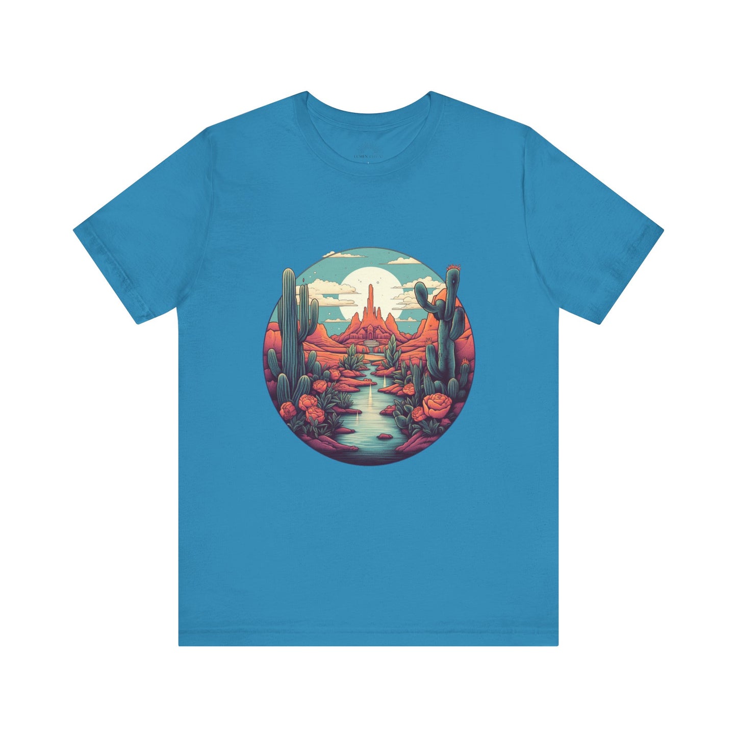 Desert Sunset Tee, Relaxed Fit Shirt, Nature Lover Gift, Casual Wear, Summer Vibes, Outdoor Adventure Clothing