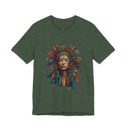 Bohemian Spirit Tee | Colorful Goddess Shirt, Artistic Graphic Tee, Festival Top, Unique Gift for Her, Boho Clothing