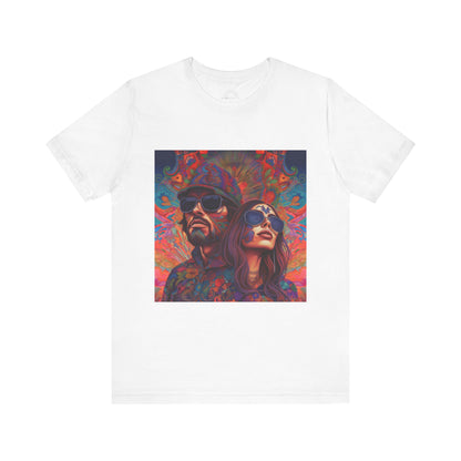 Bohemian Vibes Unisex Tee, Perfect for Festivals, Concerts, Casual Outings, Gifts, Unisex Graphic Shirt, Psychedelic Art T-Shirt