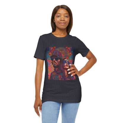 Bohemian Vibes Unisex Tee, Perfect for Festivals, Concerts, Casual Outings, Gifts, Unisex Graphic Shirt, Psychedelic Art T-Shirt