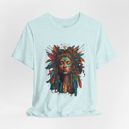 Bohemian Spirit Tee | Colorful Goddess Shirt, Artistic Graphic Tee, Festival Top, Unique Gift for Her, Boho Clothing