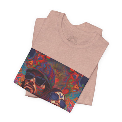 Bohemian Vibes Unisex Tee, Perfect for Festivals, Concerts, Casual Outings, Gifts, Unisex Graphic Shirt, Psychedelic Art T-Shirt